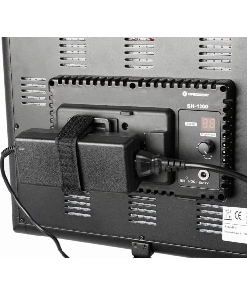 Bresser SH-1200A Bi-Color LED Set (3x LED En 3x Tripod) 4 Bresser SH-1200A Bi-Color LED Set (3x LED En 3x Tripod) - Afbeelding 4