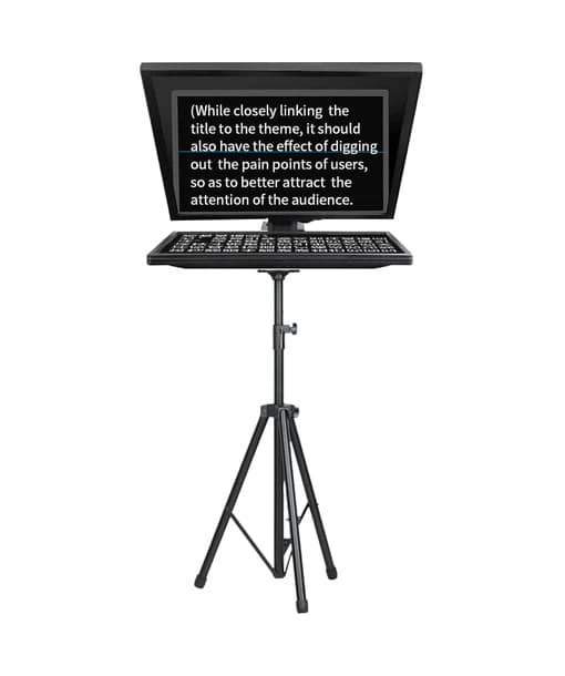 Desview T22 Teleprompter With 21.5” Monitor For Broadcast Recording 4 Desview T22 Teleprompter With 21.5” Monitor For Broadcast Recording - Afbeelding 4