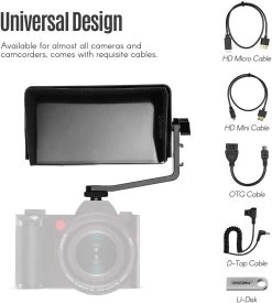 Desview S6 5.5″ Plus 4K 3D LUT Touch On-camera HD Field Monitor -Beveiligingscamera Winkel Desview S6P Banner3