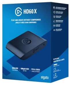Elgato Game Capture HD60X -Beveiligingscamera Winkel HD60 X Box Shot Single Left