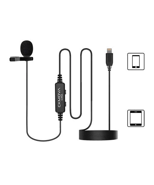 CKMOVA LCM2L Lightning Lavalier Microphone 6 CKMOVA LCM2L Lightning Lavalier Microphone - Afbeelding 6