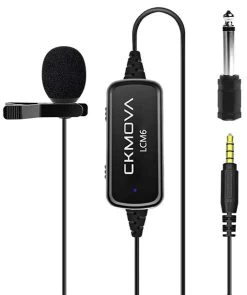 CKMOVA LCM6 Omnidirectional Lavalier Microphone With 3.5mm TRRS