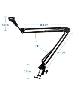 CKMOVA SAS-1 Desk Mountable Broadcast Boom Arm Stand -Beveiligingscamera Winkel SV CKMOVA SAS1 1