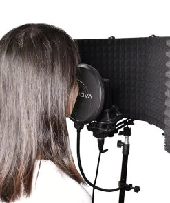 CKMOVA SRF5 Compact Sound Shield Reflection Filter – Black -Beveiligingscamera Winkel SV CKMOVA SRF5 5