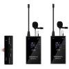 CKMOVA UM100 Kit6 UHF Wireless Microphone With 2x Transmitter + 1x Lightning Receiver