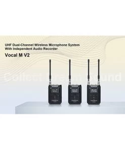 CKMOVA Vocal M V2 Professional UHF Dual-Channel Wireless Microphone 2x Transmitter & Receiver Set -Beveiligingscamera Winkel SV CKMOVA Vocal M V2 Pro UHF Dual Channel Wireless Microphone 2x Transmitter Receiver Set h1