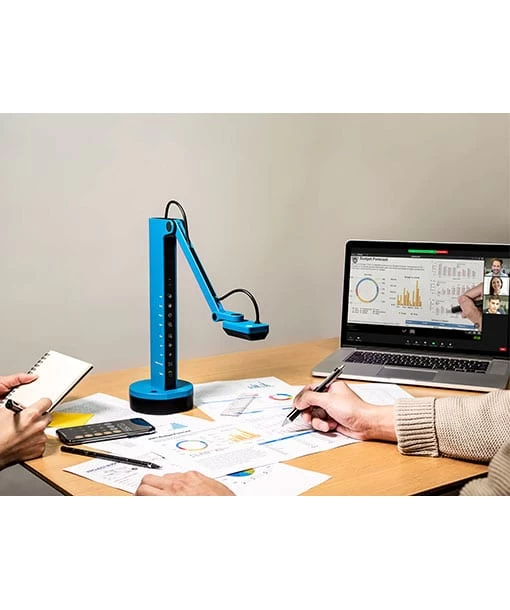 IPEVO VZ-X HDMI & USB Document Camera With Wi-Fi (Blue) 7 IPEVO VZ-X HDMI & USB Document Camera With Wi-Fi (Blue) - Afbeelding 7