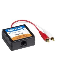 MuxLab 500028 Stereo Hi-Fi RCA Balun