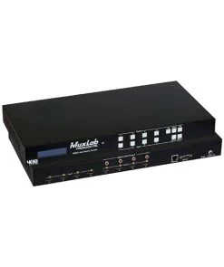 MuxLab 500444 4×4 4K60 HDMI Matrix Switch