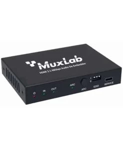 MuxLab 500514 HDMI 2.1 48Gbps Audio De-embedder