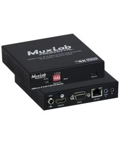 MuxLab 500763-TX 4K30 HDMI Over IP H.264/H.265 PoE Transmitter