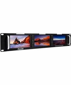 MuxLab 500840 5″ HDMI/3G-SDI Triple Display Monitor (EU)