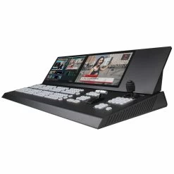 SanKeys SK-P1810 Pro-grade VMix PTZ Controller With Double 15.6″ FHD Monitor