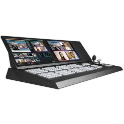 SanKeys SK-P1810 Pro-grade VMix PTZ Controller With Double 15.6″ FHD Monitor -Beveiligingscamera Winkel SV SK P1810 vMix Studio Monitor Control Panel 03