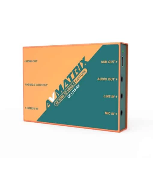 AVMATRIX UC1218-4K 4K HDMI TO USB3.1 Gen 1 1 AVMATRIX UC1218-4K 4K HDMI TO USB3.1 Gen 1