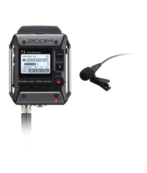 Zoom F1 Field Recorder + Lavalier MIC 1 Zoom F1 Field Recorder + Lavalier MIC