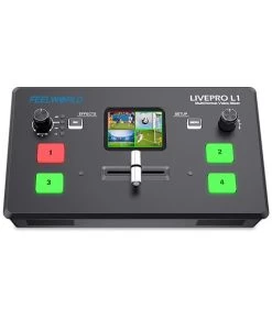 FeelWorld LIVEPRO L1 Multicamera Video Switcher With 4 X HDMI Inputs & USB Streaming