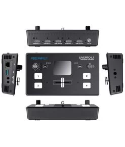 FeelWorld LIVEPRO L1 Multicamera Video Switcher With 4 X HDMI Inputs & USB Streaming -Beveiligingscamera Winkel feelworld livepro l1 multi camera 5