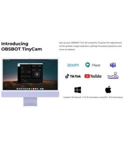 OBSBOT Tiny 4K AI-Powered PTZ 4K Webcam -Beveiligingscamera Winkel obsbot tiny 4k ptz webcam 1