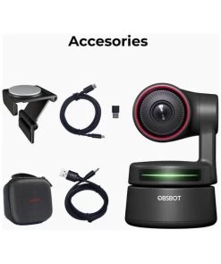 OBSBOT Tiny 4K AI-Powered PTZ 4K Webcam -Beveiligingscamera Winkel obsbot tiny 4k ptz webcam 9