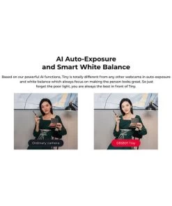 OBSBOT Tiny AI-Powered PTZ Webcam -Beveiligingscamera Winkel obsbot tiny ptz webcam 7