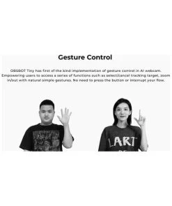 OBSBOT Tiny AI-Powered PTZ Webcam -Beveiligingscamera Winkel obsbot tiny ptz webcam 8