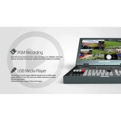 AV Matrix PVS0615U Portable 6-Channel Live Streaming Video Switcher With 15.6″ LCD Monitor -Beveiligingscamera Winkel pvs0615 video switcher recording