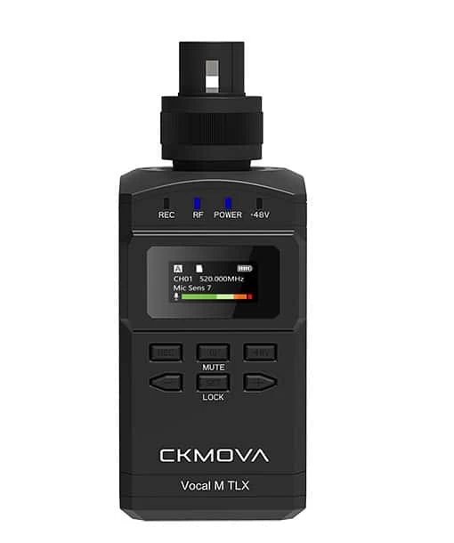 CKMOVA Vocal M V3 Professional UHF Dual-Channel Wireless Microphone XLR Transmitter & Receiver Set 2 CKMOVA Vocal M V3 Professional UHF Dual-Channel Wireless Microphone XLR Transmitter & Receiver Set - Afbeelding 2