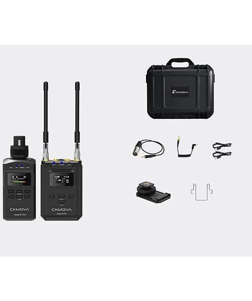 CKMOVA Vocal M V3 Professional UHF Dual-Channel Wireless Microphone XLR Transmitter & Receiver Set 6 CKMOVA Vocal M V3 Professional UHF Dual-Channel Wireless Microphone XLR Transmitter & Receiver Set - Afbeelding 6