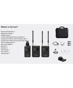 CKMOVA Vocal M V4 Professional UHF Dual-Channel Wireless Microphone XLR Transmitter, 3.5mm Bodypack Transmitter & Receiver Set 28 CKMOVA Vocal M V4 Professional UHF Dual-Channel Wireless Microphone XLR Transmitter, 3.5mm Bodypack Transmitter & Receiver Set -Beveiligingscamera Winkel sv ckmova vocal m v4 h1