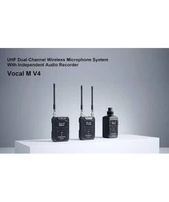 CKMOVA Vocal M V4 Professional UHF Dual-Channel Wireless Microphone XLR Transmitter, 3.5mm Bodypack Transmitter & Receiver Set 29 CKMOVA Vocal M V4 Professional UHF Dual-Channel Wireless Microphone XLR Transmitter, 3.5mm Bodypack Transmitter & Receiver Set -Beveiligingscamera Winkel sv ckmova vocal m v4 h13