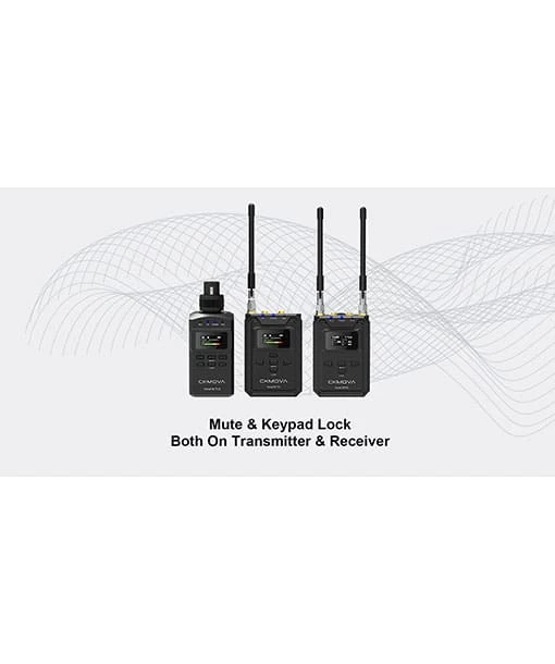 CKMOVA Vocal M V4 Professional UHF Dual-Channel Wireless Microphone XLR Transmitter, 3.5mm Bodypack Transmitter & Receiver Set 11 CKMOVA Vocal M V4 Professional UHF Dual-Channel Wireless Microphone XLR Transmitter, 3.5mm Bodypack Transmitter & Receiver Set - Afbeelding 11
