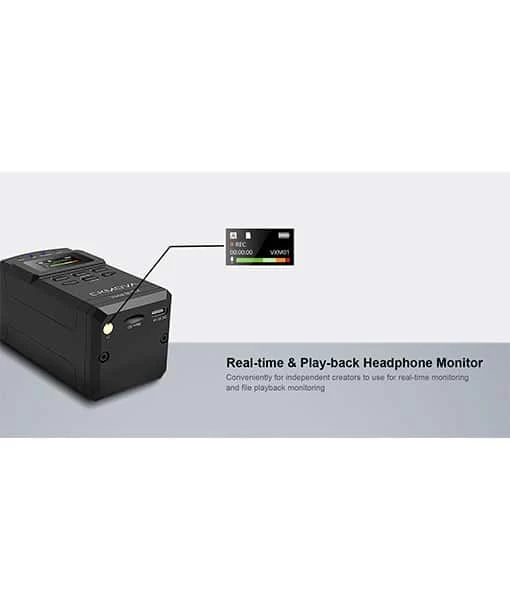 CKMOVA Vocal M V4 Professional UHF Dual-Channel Wireless Microphone XLR Transmitter, 3.5mm Bodypack Transmitter & Receiver Set 17 CKMOVA Vocal M V4 Professional UHF Dual-Channel Wireless Microphone XLR Transmitter, 3.5mm Bodypack Transmitter & Receiver Set - Afbeelding 17