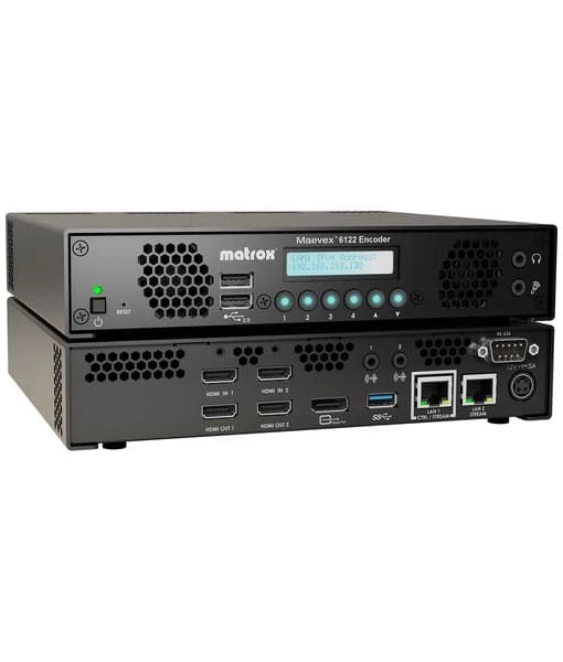 Matrox Maevex 6122 Dual 4Kp60 Encoder 1 Matrox Maevex 6122 Dual 4Kp60 Encoder