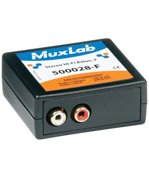 MuxLab 500028-F Stereo Hi-Fi Balun (Female) 1 MuxLab 500028-F Stereo Hi-Fi Balun (Female)