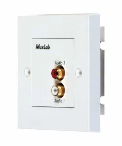 MuxLab 500028-WP-UK Stereo Hi-Fi Wall Balun