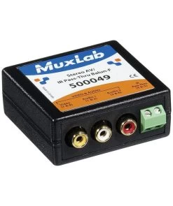 MuxLab 500049 Stereo AV/IR Pass-Thru Balun (Female)