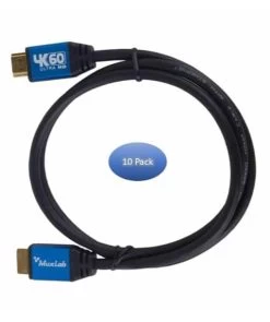 MuxLab 500091-10PK Premium High-Speed HDMI Cables With Ethernet, 1M, 10 Pack
