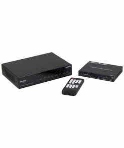 MuxLab 500533 5×1 USB-C/HDMI Presentation Switcher With Dante And HDBaseT