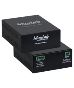MuxLab 500755-70V Passive 70V Audio Converter For Speaker Systems