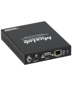 MuxLab 500759-TX 4K HDMI Dante Over IP PoE Transmitter