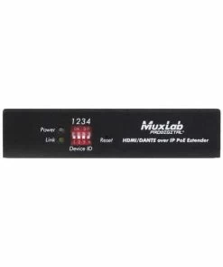 MuxLab 500759-TX 4K HDMI Dante Over IP PoE Transmitter -Beveiligingscamera Winkel sv muxlab 500759 3