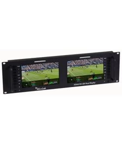 MuxLab 500841-V2 HDMI/3G-SDI 4K30 Dual-Display Monitor 7″