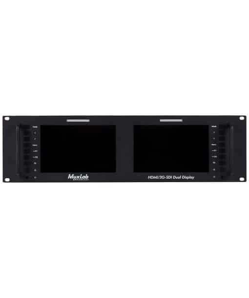 MuxLab 500841-V2 HDMI/3G-SDI 4K30 Dual-Display Monitor 7″ 4 MuxLab 500841-V2 HDMI/3G-SDI 4K30 Dual-Display Monitor 7″ - Afbeelding 4